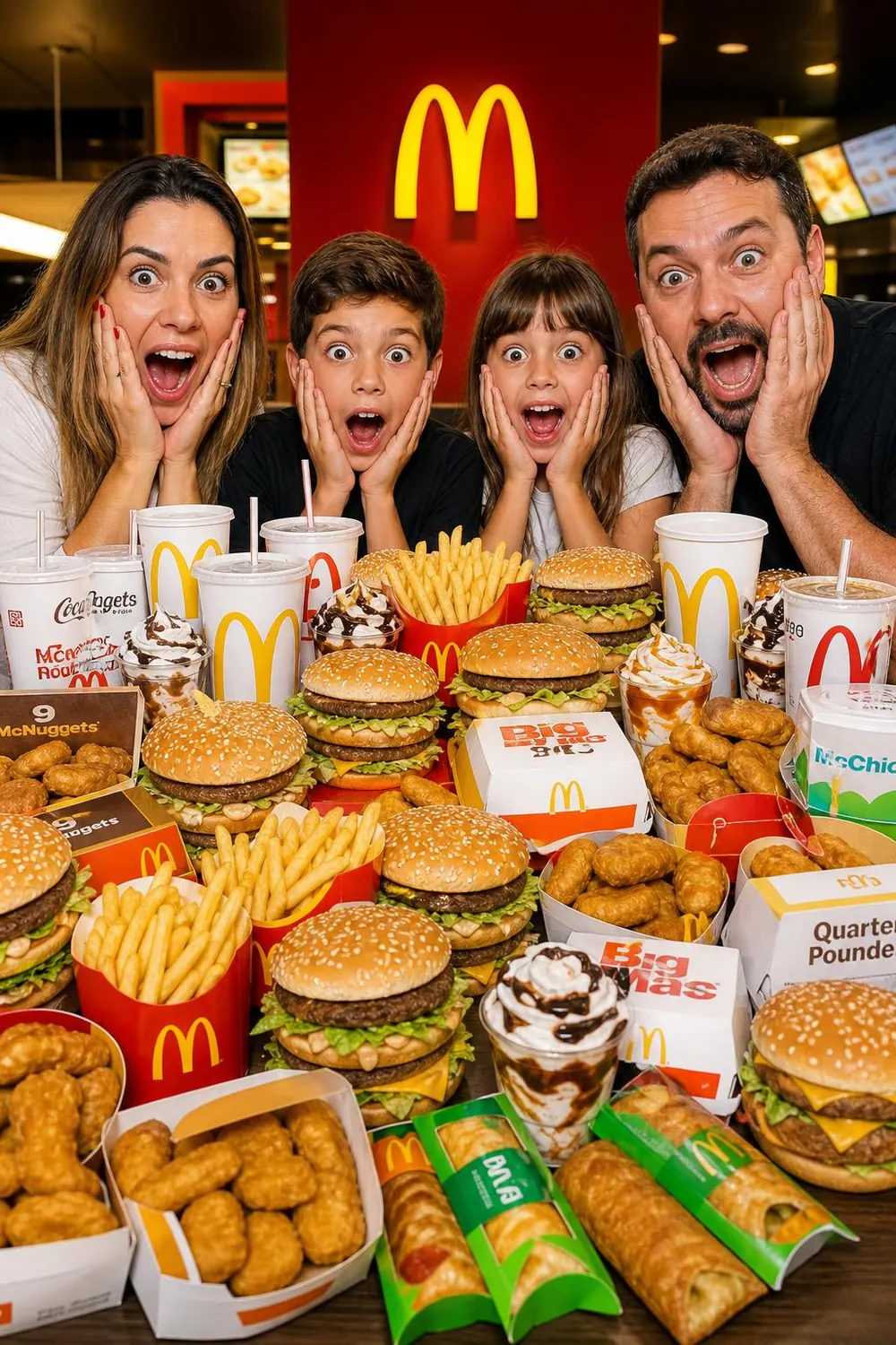 1 Ano de McDonald's Grátis