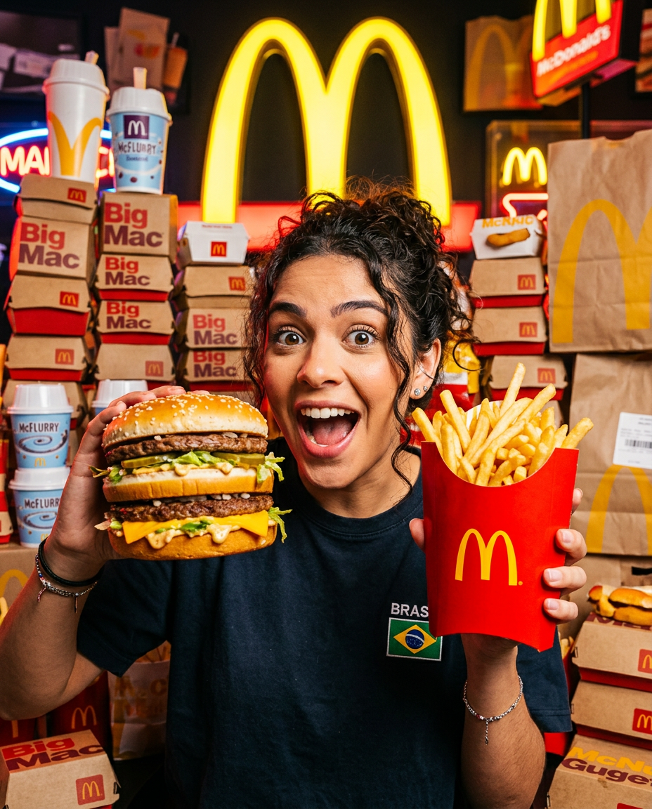 1 Ano de McDonald's Grátis